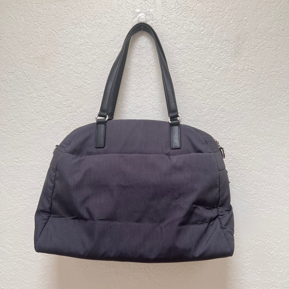 Lo & Sons Original OG Gray Nylon Overnight Travel Bag Weekender Carry On Large